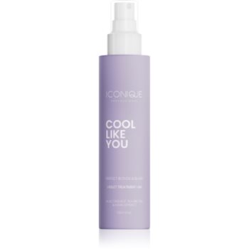 ICONIQUE Professional COOL LIKE YOU Perfect Blonde & Silver Violet ingrijire leave-in neutralizeaza tonurile de galben - imagine 2